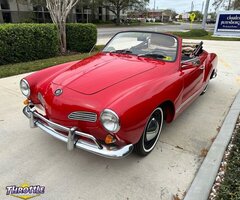 1961 Volkswagen Karmann Ghia Cabriolet Red RWD Manual