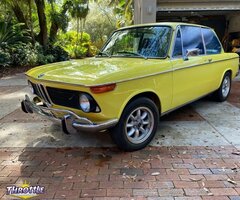 1971 BMW 2002 Sedan Manual Sunroof Completely Restored