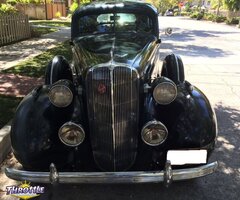 1936 Buick Century Sidemounted Sedan 320