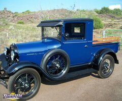 1929 Ford Model A Closed Cab PickUp Truck All Steel