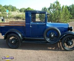 1929 Ford Model A Closed Cab PickUp Truck All Steel