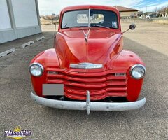1950 Chevrolet 3100 Pickup Truck Manual Red