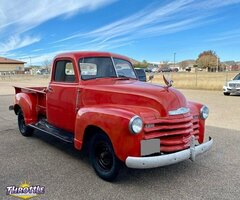 1950 Chevrolet 3100 Pickup Truck Manual Red