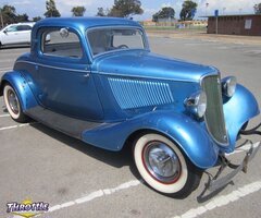 1933 Ford 3 window Coupe Manual SBC 350