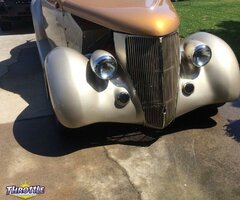 1936 Ford 5 Window Coupe Automatic Gold 327