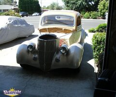 1936 Ford 5 Window Coupe Automatic Gold 327