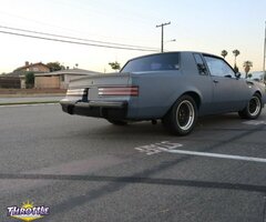 1987 Buick Grand National Coupe Gray 3.8L V6 Turbo
