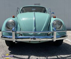 1963 Volkswagen Beetle-Classic Pastel Blue 36 HP 6V Original
