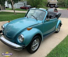 1979 Volkswagen Beetle-Classic Convertible Blue