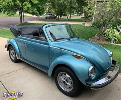 1979 Volkswagen Beetle-Classic Convertible Blue