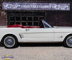 1966 Ford Mustang Convertible White Top