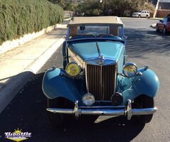 1951 MG T Series TD Convertible Manual 4 Spd