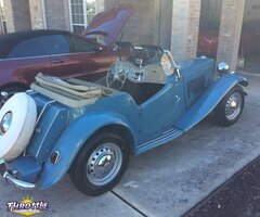 1951 MG T Series TD Convertible Manual 4 Spd