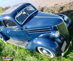 1936 Ford DeLuxe Coupe Survivor Hot Rod