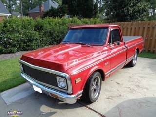 1971 Chevrolet C10 Cheyenne Red