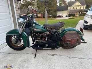 1949 Harley-Davidson EL Panhead Hydra-Gilde Barn Find