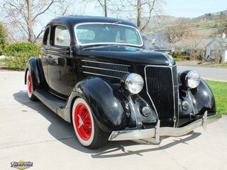 1936 Ford 5 Window Coupe Steel Car