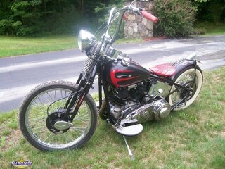 1942 Harley-Davidson Knucklehead Bobber Original