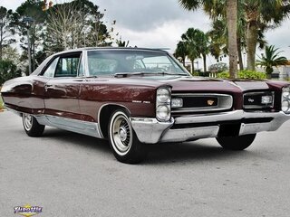 1966 Pontiac Grand Prix Burgundy