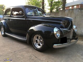 1940 Ford Tudor Standard Chrome Grill