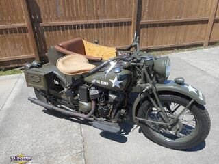 1941 Indian Scout 741 and Sidecar
