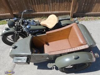1941 Indian Scout 741 and Sidecar