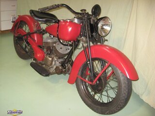 1940 Indian Sport Scout 750 Red