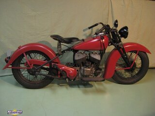 1940 Indian Sport Scout 750 Red