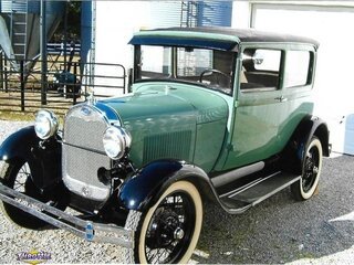 1929 Ford Model A Coupe All Steel