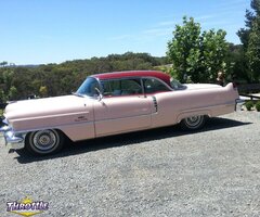 1956 Cadillac Deville Coupe Pink