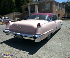 1956 Cadillac Deville Coupe Pink