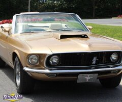 1969 Ford Mustang GT Convertible Gold 351 Windsor