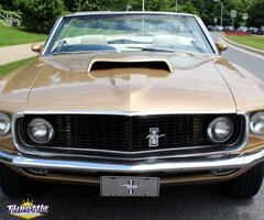 1969 Ford Mustang GT Convertible Gold 351 Windsor