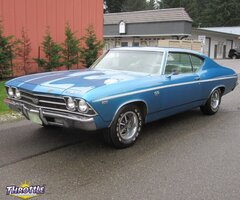 1969 Chevrolet Chevelle SS 396 CI Blue Edition