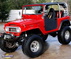 1969 Toyota Land Cruiser FJ40 4WD Red