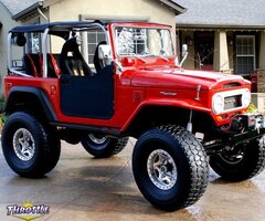 1969 Toyota Land Cruiser FJ40 4WD Red