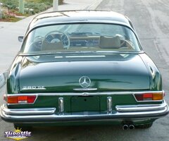 1970 Mercedes 280SE Low Grill Coupe Sunroof AC