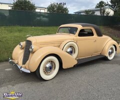 1936 Lincoln Model K Lebaron 3 Window Coupe
