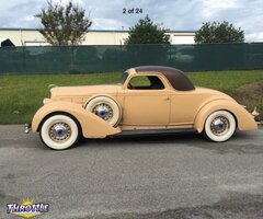 1936 Lincoln Model K Lebaron 3 Window Coupe