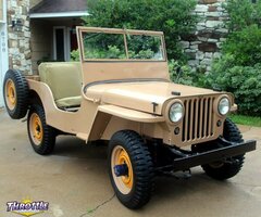 1946 Willys Jeep CJ2A Harvest Tan