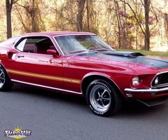 1969 Ford Mustang Royal Maroon