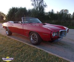 1969 Pontiac Firebird Convertible Matador Red 400