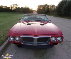 1969 Pontiac Firebird Convertible Matador Red 400