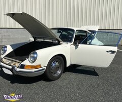1969 Porsche 912 Coupe White with Black Interior