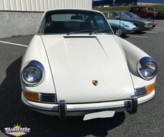 1969 Porsche 912 Coupe White with Black Interior