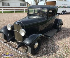 1932 Ford 5 Window Coupe V8 Manual