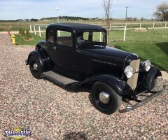 1932 Ford 5 Window Coupe V8 Manual