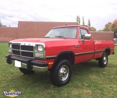1991 DODGE RAM LE 4WD W-250 5.9L CUMMINS TURBO DIESEL