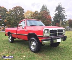 1991 DODGE RAM LE 4WD W-250 5.9L CUMMINS TURBO DIESEL