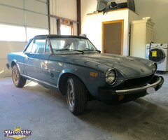 1981 Fiat 124 Spider Turbo Convertible